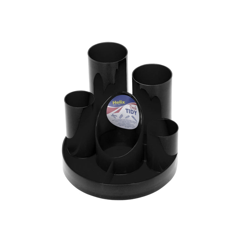 Clear-up Desk Tidy with Five Tube Holders