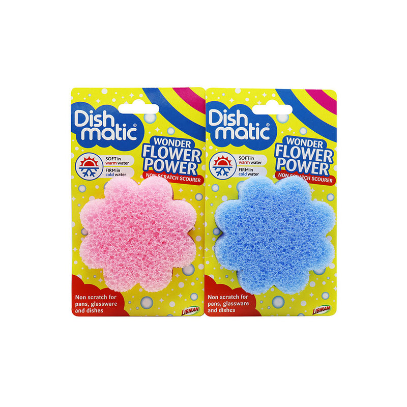 Dishmatic Essentials Flower Power Scrub Scourer