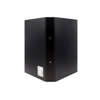 A4 2 Ring Binder Paper Over Board Black