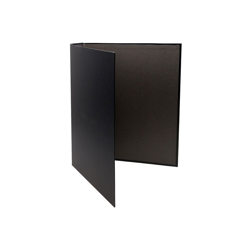A4 2 Ring Binder Paper Over Board Black
