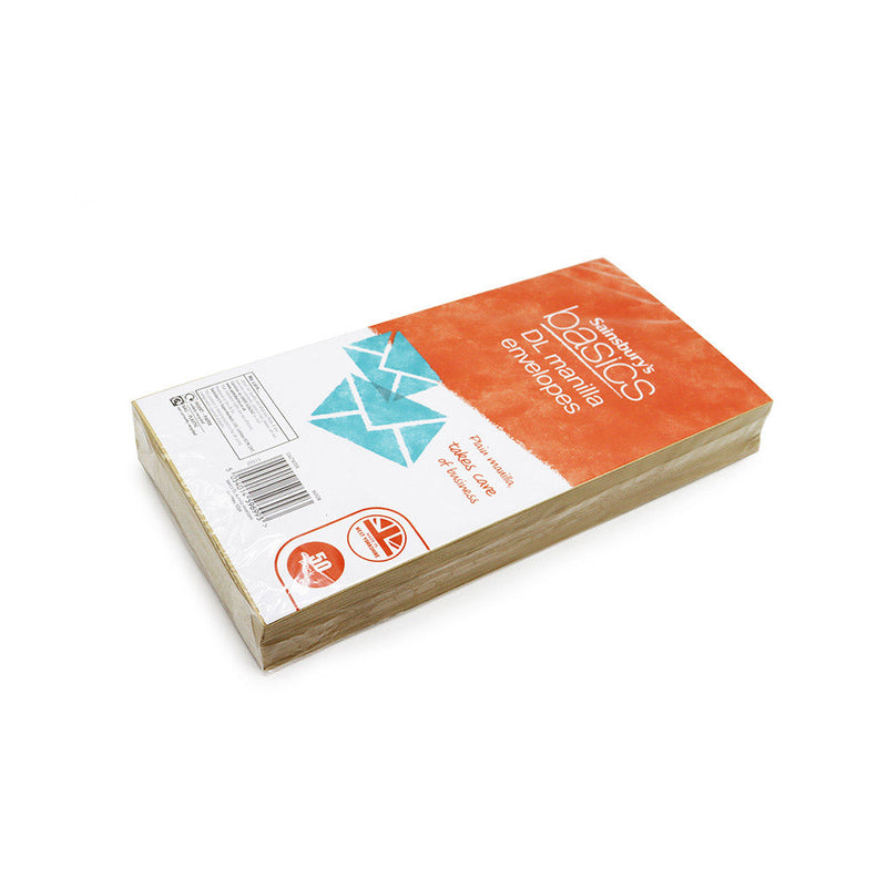 Pack of 50 DL Manilla Envelopes