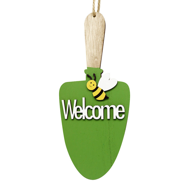 Garden Tools Shaped Hanging Decoration Rake,Trowel And Fork