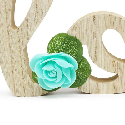 Wood Word Cutout Love & Home Tabletop Decorative Sign