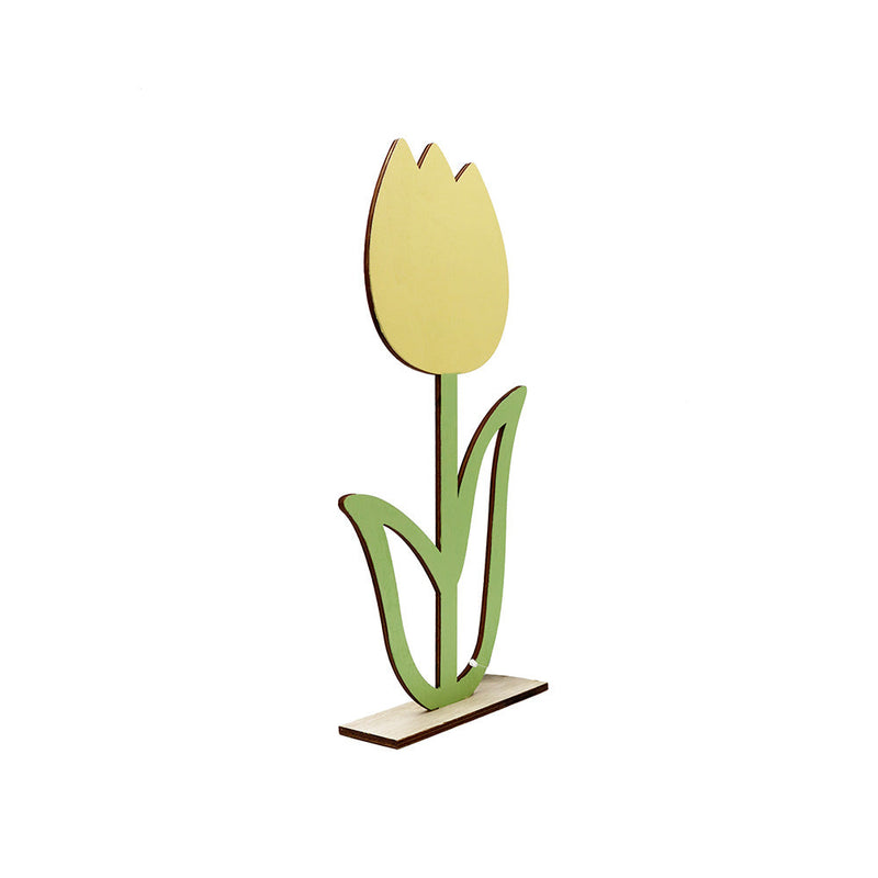 Wooden Tabletop Decoration Stand Flower