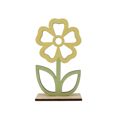 Wooden Tabletop Decoration Stand Flower