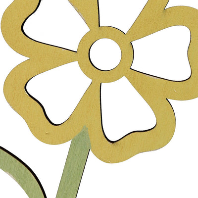 Wooden Tabletop Decoration Stand Flower