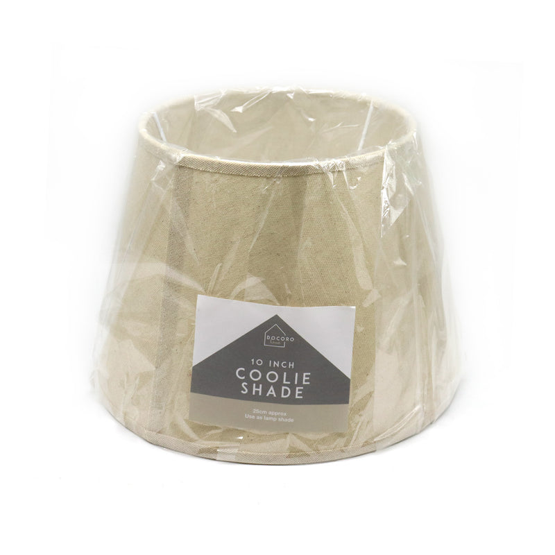 10Inch Beige Linen Lamp Shade 25cm