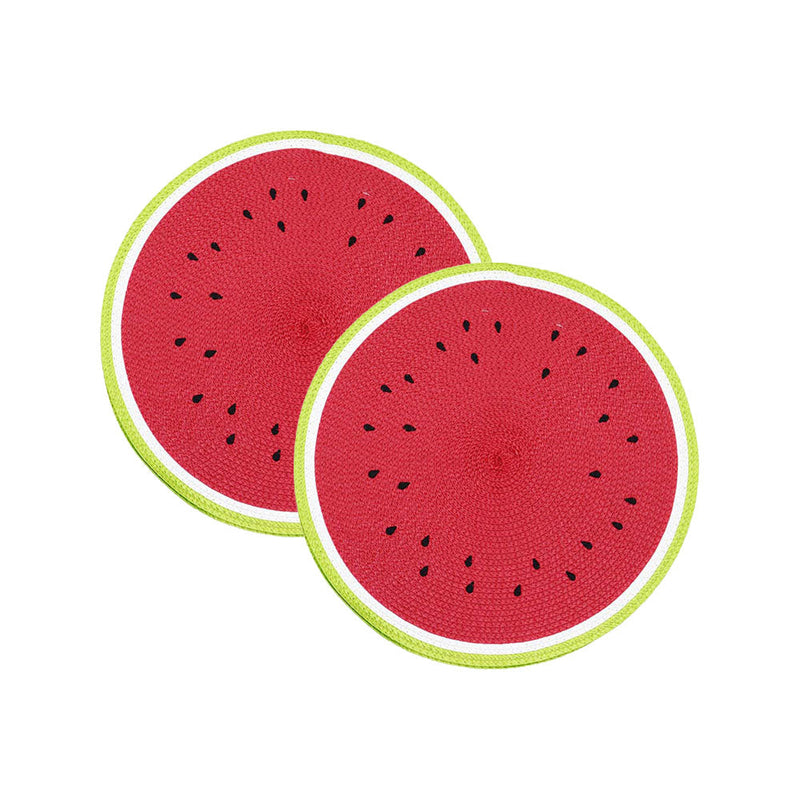 Round Watermelon Placemat 2PC