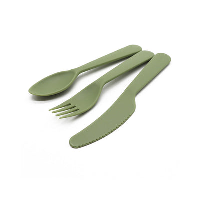 Cutlery Set with Case 3Pack Reusable Plastic Forks Spoon