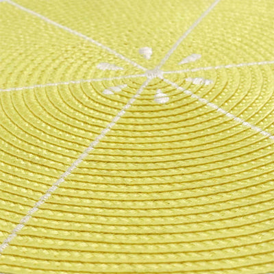 Round Lemon Placemat 2PC