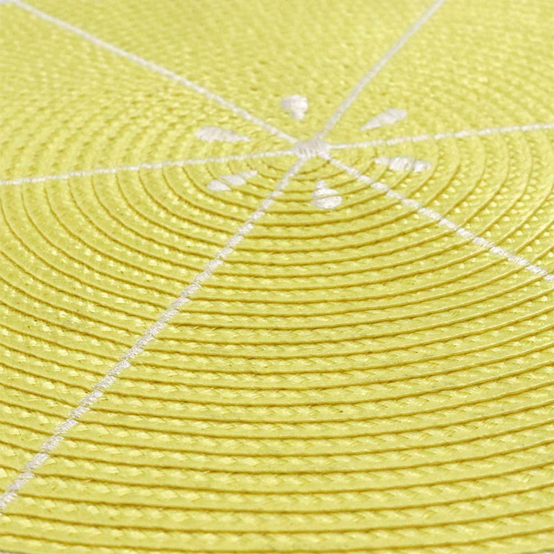 Round Lemon Placemat 2PC
