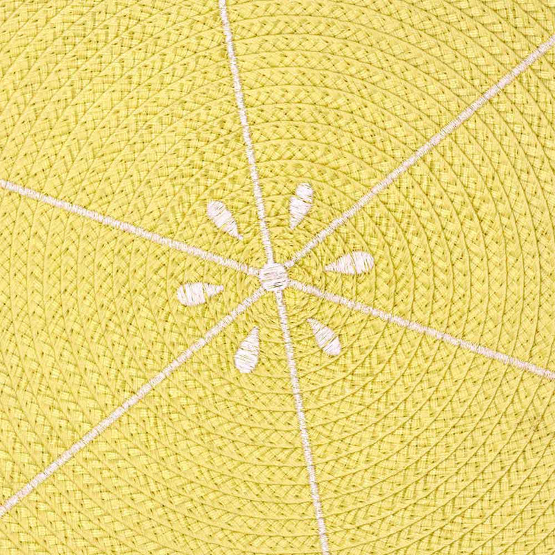 Round Lemon Placemat 2PC