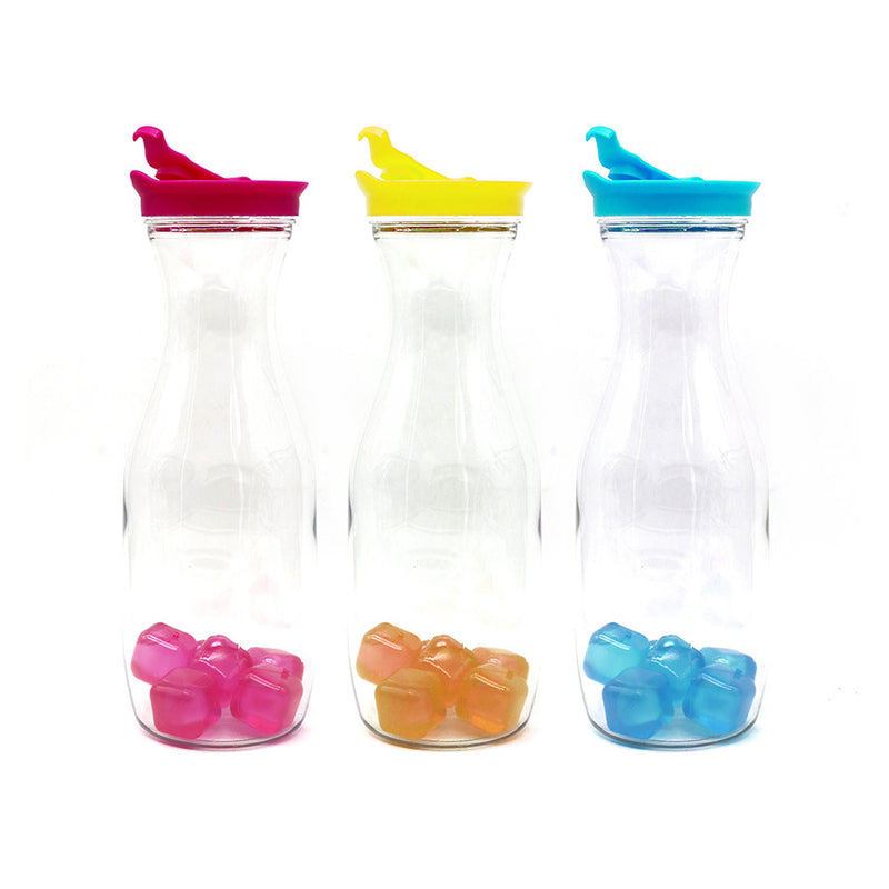 1L Plastic Carafe with Ice Cubes
