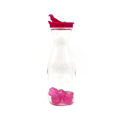 1L Plastic Carafe with Ice Cubes