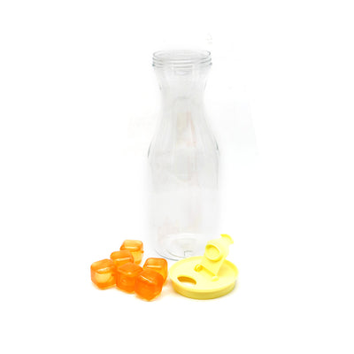 1L Plastic Carafe with Ice Cubes