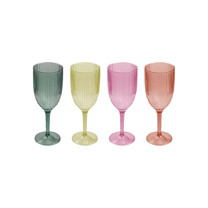Summer Plastic Wine Glass