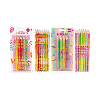 Swizzels 8 Scented Colouring Pencils