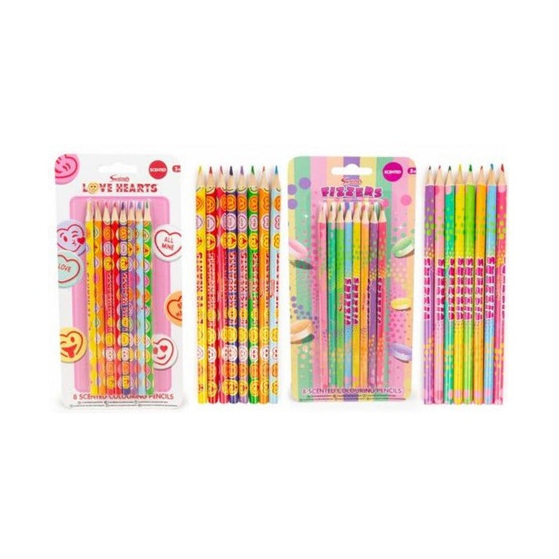 Swizzels 8 Scented Colouring Pencils