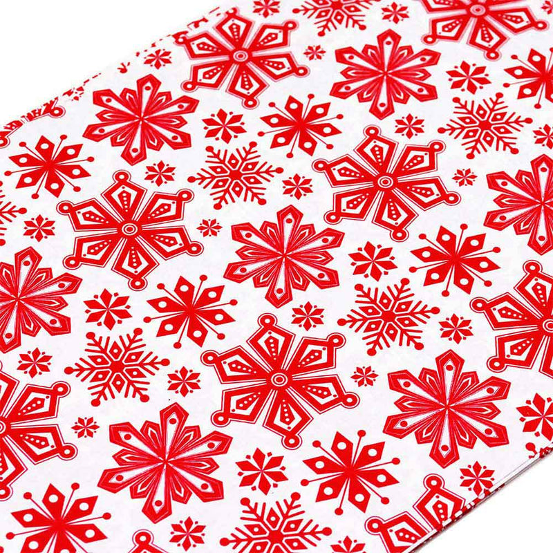 Christmas Snowflake Table Cover 120cm x 180cm Disposable Holiday ...