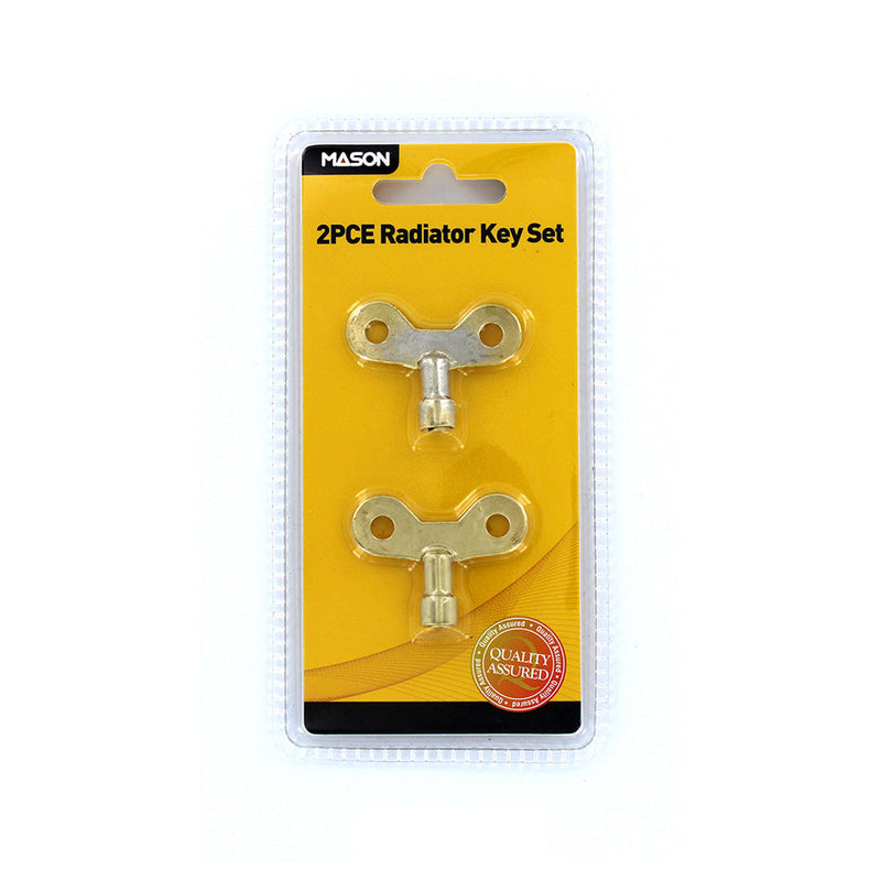 2PC Solid Brass Radiator Key Set Bleed Valve Tool for Heating Systems ...