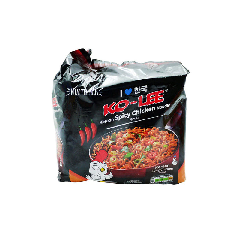 Ko-Lee Korean Spicy Chicken Noodles 4 Pack x 70g