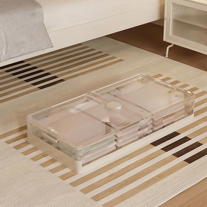 Foldable Under Bed Rolling Storage Organizer Box Drawers