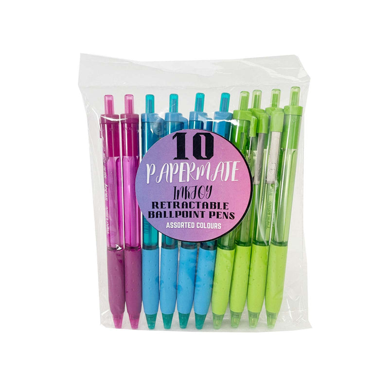 Retractable Papermate Pens 1.0 Pack of 10