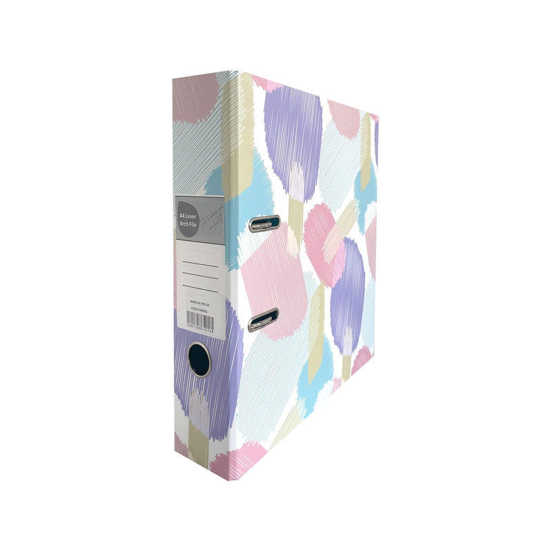 A4 Pastel Pattern Lever Arch File