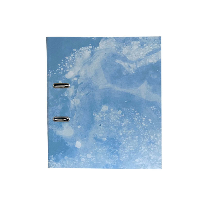 A4 Blue Pattern Lever Arch File