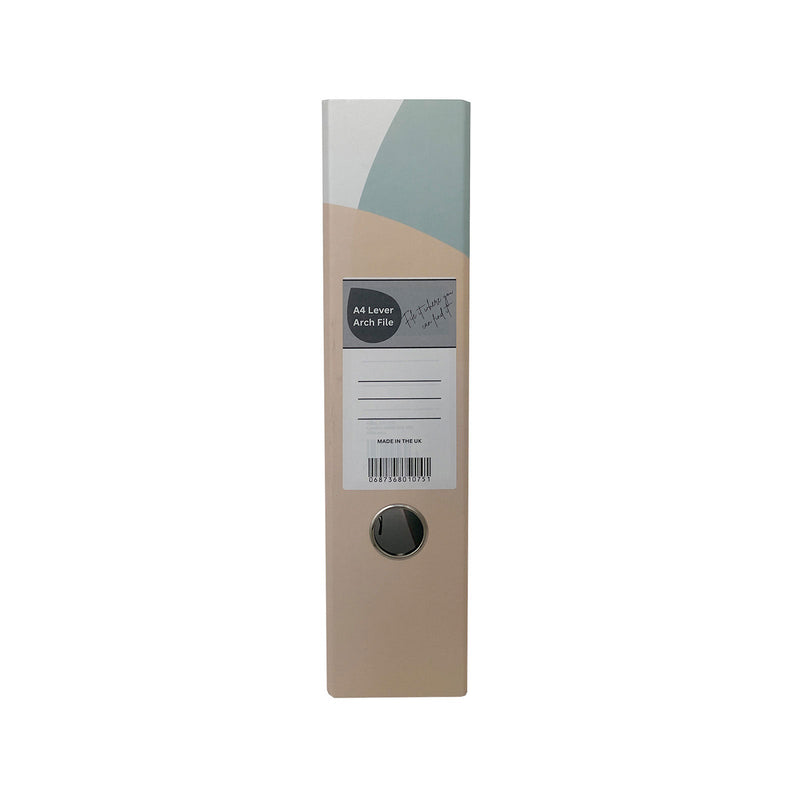 A4 Homespun Coloured Pattern Lever Arch File