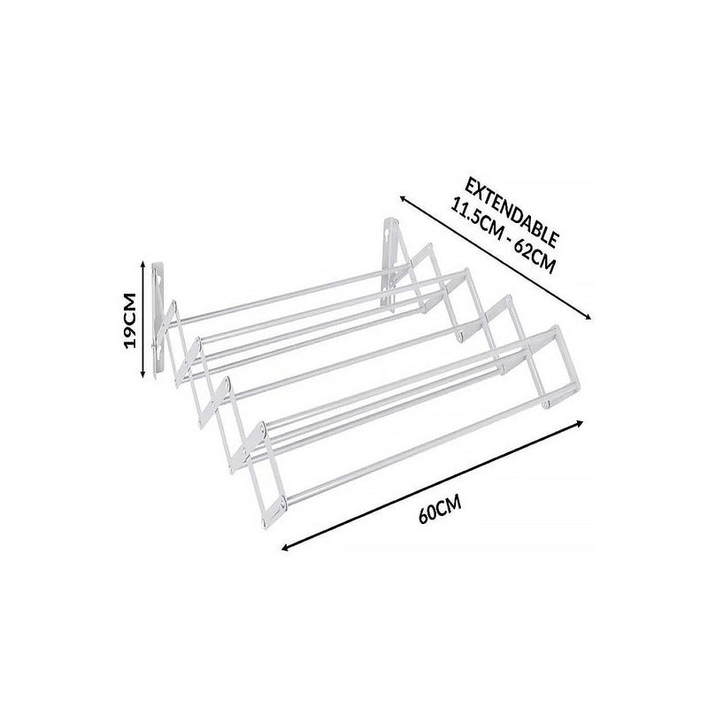 Extendable Wall Mounted Clothing Airer Drying Rack