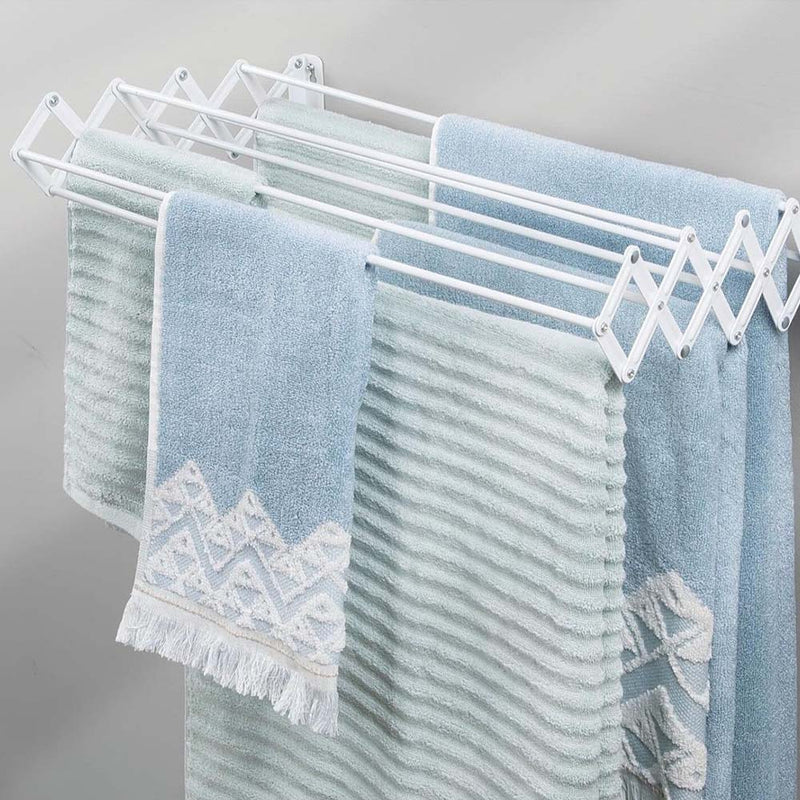 Extendable Wall Mounted Clothing Airer Drying Rack