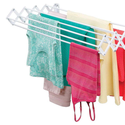 Extendable Wall Mounted Clothing Airer Drying Rack
