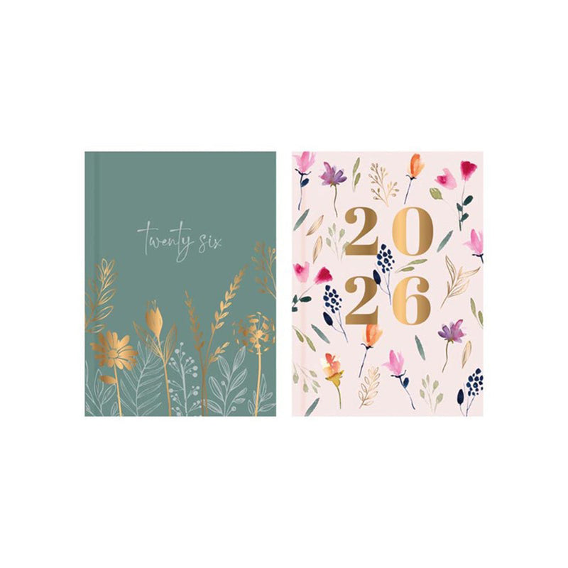 2026 Pocket Week To View Diary Bee & Floral
