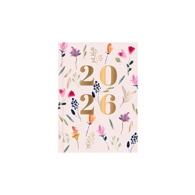2026 Pocket Week To View Diary Bee & Floral
