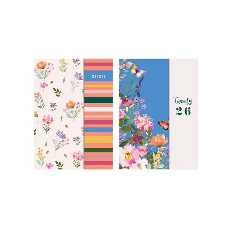 2026 A6 Week to View Organiser Diary Floral