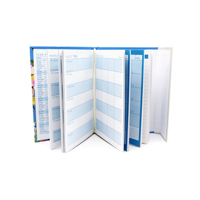 2026 A6 Week to View Organiser Diary Floral