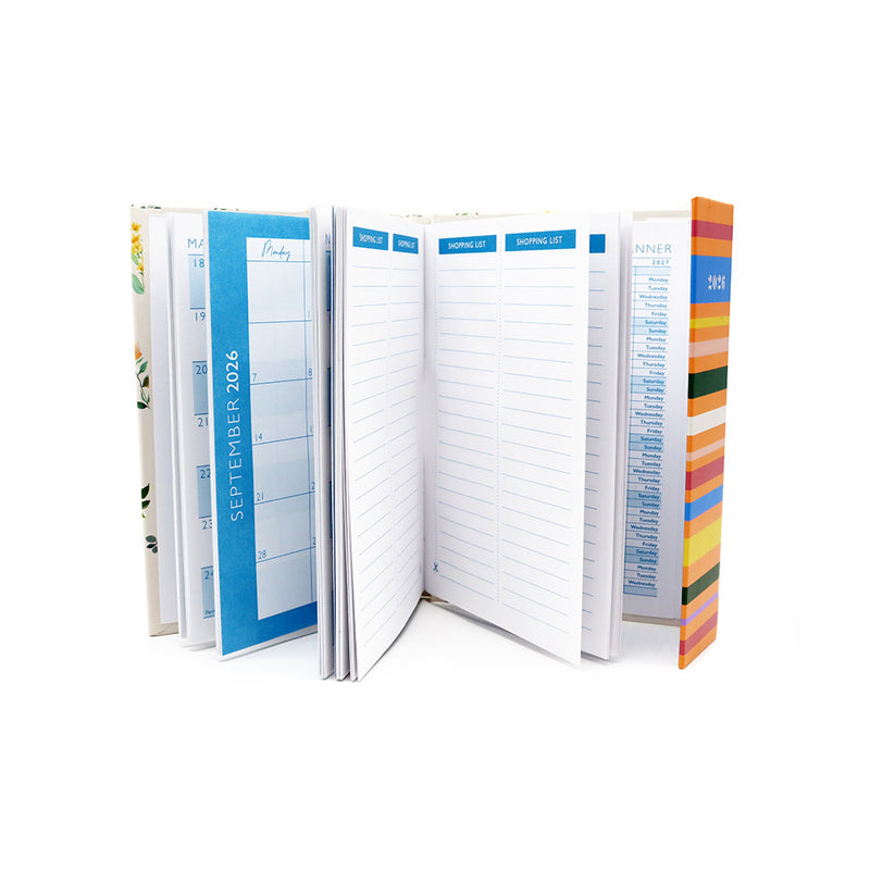 2026 A6 Week to View Organiser Diary Floral
