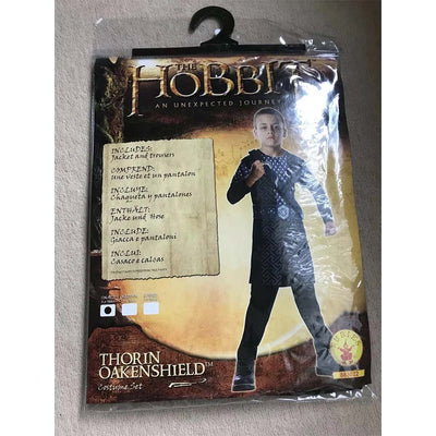 Hobbit Thorin Oakensheild Boy Costume Fancy Dress Outfit Size M