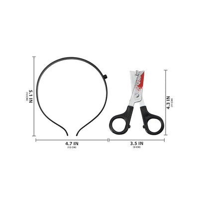 Halloween Headband with Scissors
