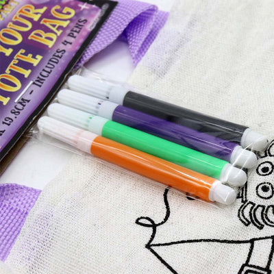 Halloween Colour Your Own Tote Bag (22CM X 20CM) 3 Assorted Designs