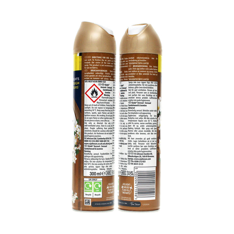 Glade Air Freshener Sensual Sandalwood & Jasmine 300ML