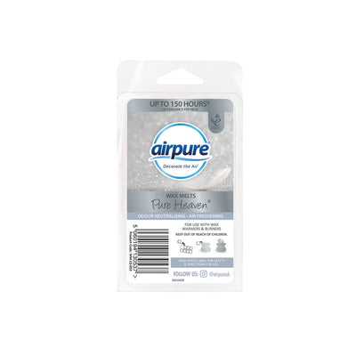 Airpure Scented Wax Melts 86g Home Baking, Pure Heaven, Fairytale Kisses & Raspberry Bliss