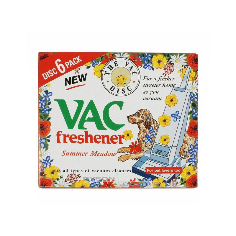 Vac Air Freshner for Pet Lovers Summer Meadow 6 Disc