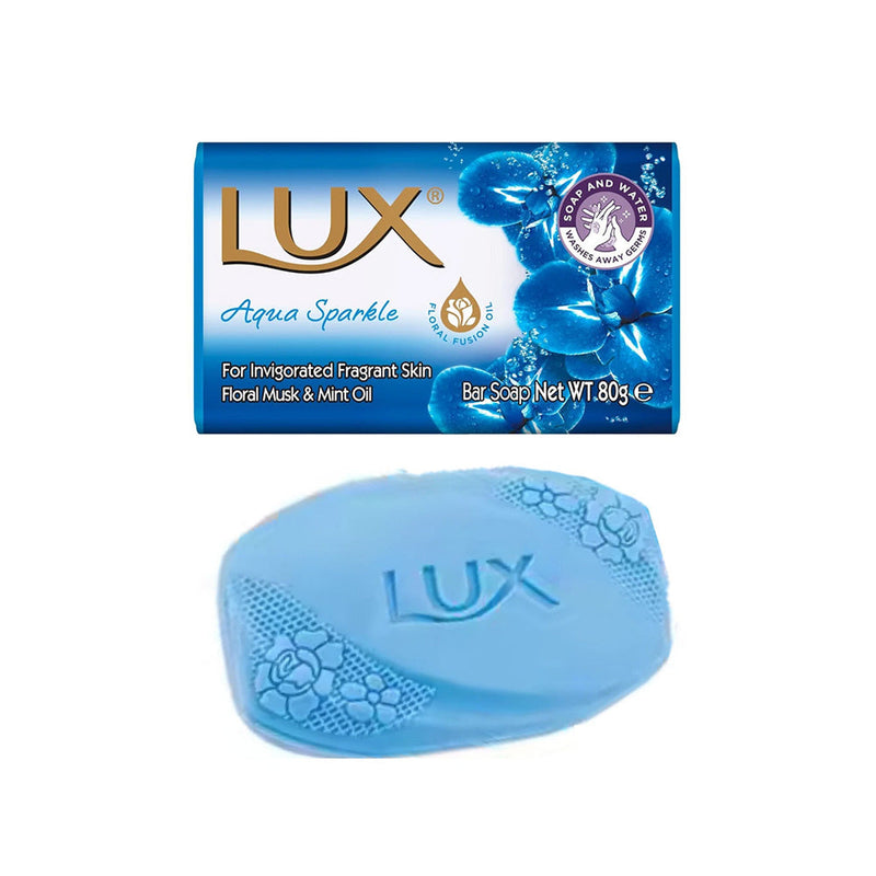 Lux Aqua Sparkle Floral Musk & Mint Oil Soap Bar