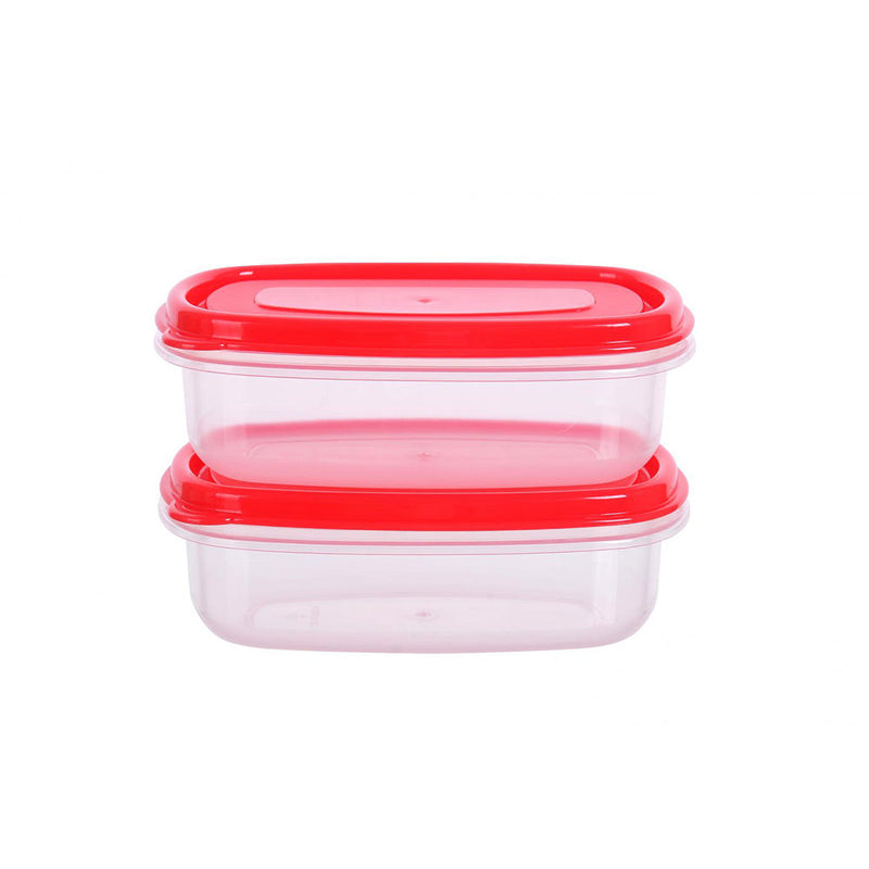 2PK EasyStore Rectangular Food Containers 350ML