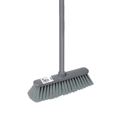 Red Broom Hard With Handle