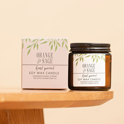 Mini Natural Soy Fragrance Wax Candle 4Oz