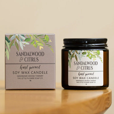 Mini Natural Soy Fragrance Wax Candle 4Oz