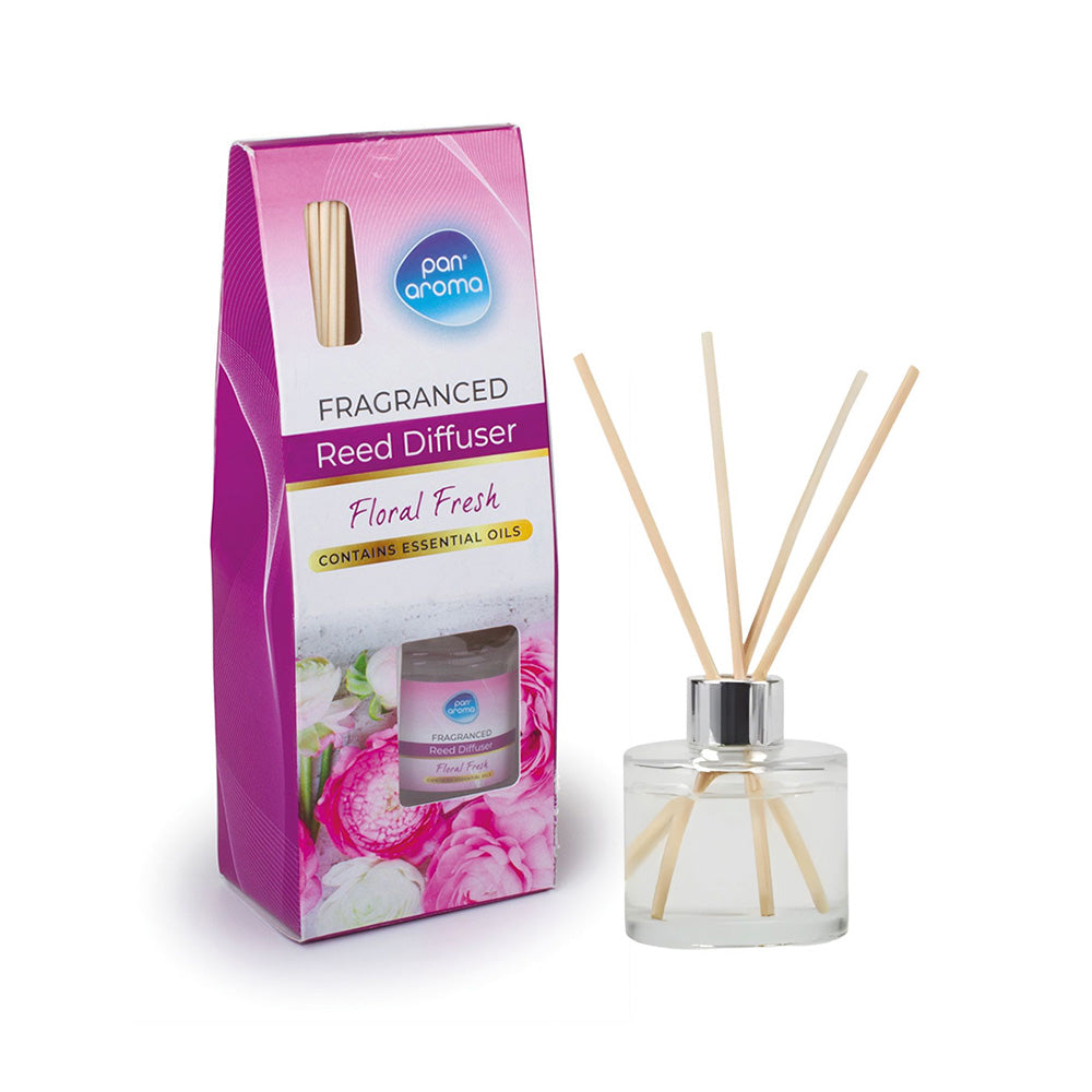 Fab Fresh Reed Diffuser Floral Fresh Reed Diffuser Light Floral Home Fragrance for Daily Use ...